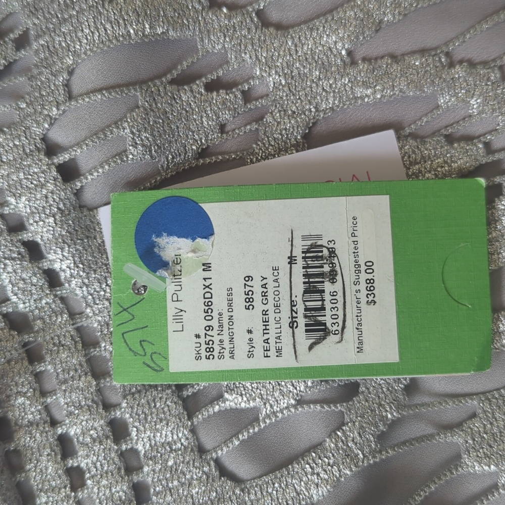 Lilly Pulitzer Silver Arlington Dress - Picture 7 of 11